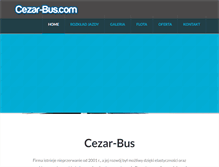 Tablet Screenshot of cezar-bus.com